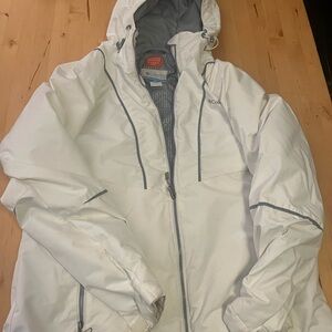 Columbia White Thermal Jacket